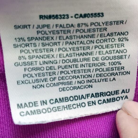 Nike Dri-Fit Hot Pink Tennis Fuchsia Skort Pickleball Golf Size M - Picture 6 of 11